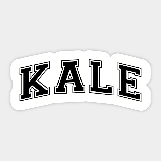 Kale Varsity Sticker by whereabouts